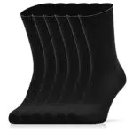 leffins 6 Paar Herrensocken 43-46 Damensocken Atmungsaktive Gekämmte Baumwolle Herren Damen Business Socken Classic Anzugsocken Baumwollsocken Unisex Strümpfe M6KAR_