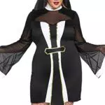 LegAvenue 86736X Uniformen, Unisex  Erwachsene, Black
