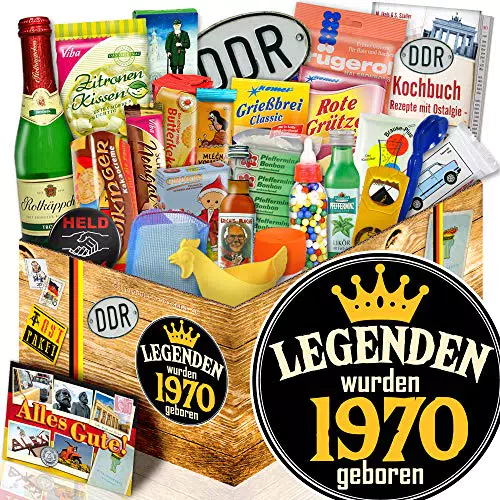 Legenden 1970 / Geburtstag 50 / Spezialitäten Box Ostpaket