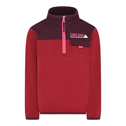 LEGO Wear Mädchen Wear Mädchen Fleece Pullover mit Half Zip Lwsaipal 701 Sweatshirt