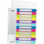 Leitz Register für A4, PC-beschriftbares Deckblatt und 12 Trennblätter