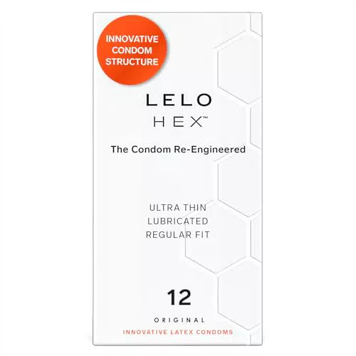 LELO HEX Original Ultradünne Kondome mit Größerer Stärke
