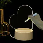 LELYFIT DIY Personalisiertes Nachtlicht, 7 Farben LED Kreative DIY-Lampe