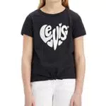 Levi's Kids Lvg levis heart tee Mädchen 6 Jahre Schwarz