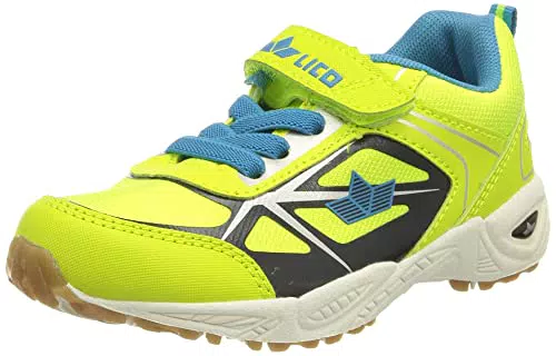 Lico Salford VS Sneaker, Lemon/Marine/Petrol