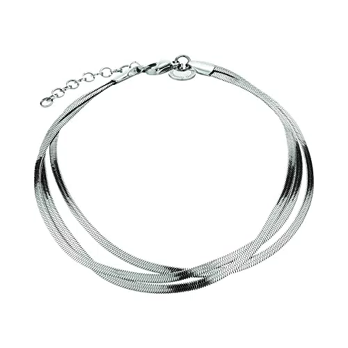 LIEBESKIND Damen-Fußkette Edelstahl One Size Silber 32016808