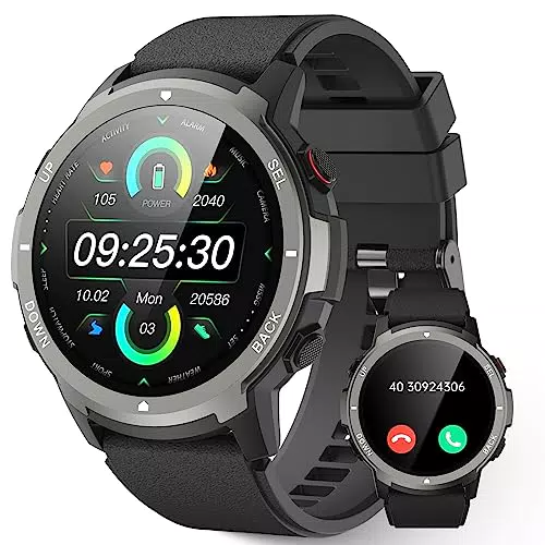 LLKBOHA Smartwatch Damen Herren mit Telefonfunktion-1