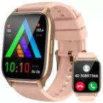LLKBOHA Smartwatch Damen mit Telefonfunktion 1, 85 Zoll Touchscreen Smart Watch