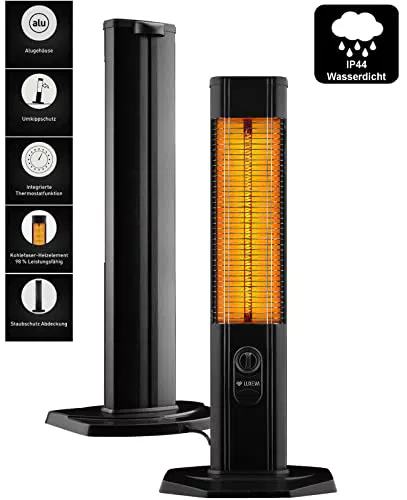 LXV2000 Infrarot Heizung Heizstrahler Carbon Standheizstrahler Terassenheizung