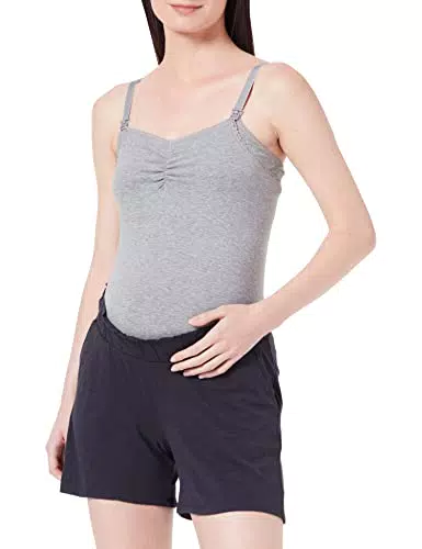 MAMALICIOUS Damen Mlevia Jersey Shorts A., Dark Navy