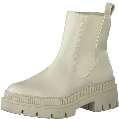 Marco Tozzi Damen 2-2-25822-29 Chelsea-Stiefel, Cream