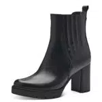 MARCO TOZZI Damen Chelsea Boots aus Kunstleder mit Absatz