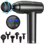 Massagepistole, EKUPUZ Massage Gun Massagegerät für Nacken Schulter Rücken mit USB C Ladeanschluss