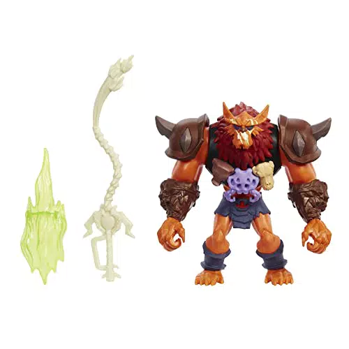 Masters of the Universe HDY36 - Beast Man Action-Figur mit Power Attacke und 2 Zubehörteilen
