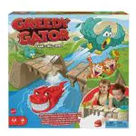 MATTEL Kalle Krokofalle - Alligator-Spiel mit bunten Spielfiguren in Form von Affen und Papageien