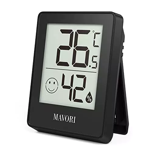 MAVORI Digitales Thermometer I Hygrometer, Luftfeuchtigkeit Hygrometer Innen