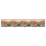 Maximex Sichtschutz Mauer-Blumen 5 m - Inkl. 25 extra langen Kabelbindern