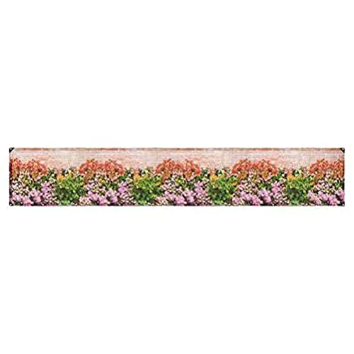 Maximex Sichtschutz Mauer-Blumen 5 m - Inkl. 25 extra langen Kabelbindern