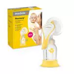Medela Handmilchpumpe Harmony Kompaktes Schweizer Design mit PersonalFit Flex Brusthaube und Medela 2-Phasen-Expression-Technologie