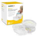 Medela Safe & Dry Einweg-Stilleinlagen Extrem saugfähige Stilleinlagen Packung mit 60 einzeln verpackten Stilleinlagen