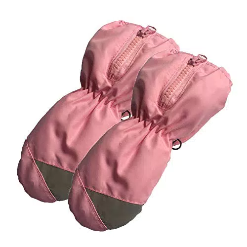 MEROURII Kinder Fäustling Handschuhe, wasserdichte Ski Fausthandschuhe