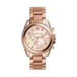 Michael Kors Damenuhr Blair, 39 mm Gehäusegröße, Quarz-Chronographenwerk