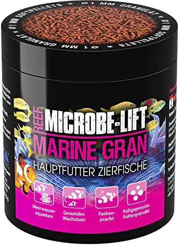 MICROBE-LIFT - Marine Gran, Soft Granulat Fischfutter für Fische in jedem Meerwasseraquarium