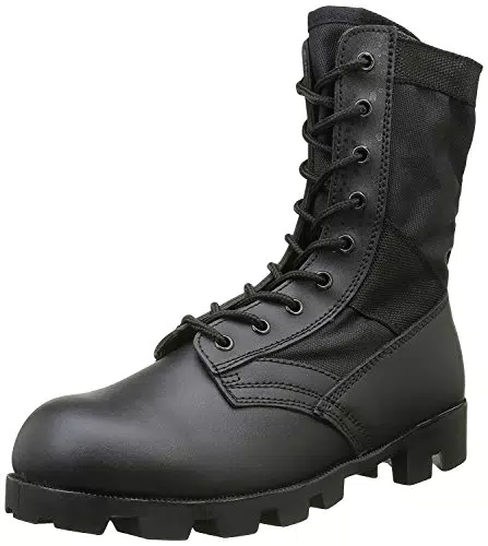 Mil-Tec Herren US Jungle Combat Stiefel, Schwarz, 11 UK