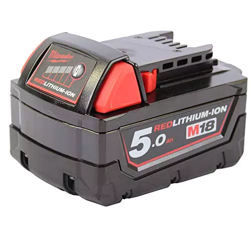 Milwaukee Akku, M18 B5, 18 V/5.0 Ah Red Li-Ion