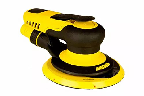 Mirka PROS 625CV / Druckluft Exzenter-Schleifer Schleifmaschine mit Zentral-Absaugung und Klett / für Ø 150mm Schleifpapier / 2