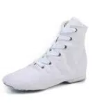 missfiona Jazz Tanzschuhe Damen Jazzschuh Tanzstiefel Segeltuch Ballsaal Tanz Flach Wildledersohle