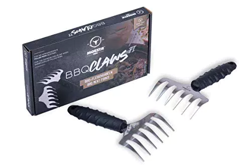 MOESTA-BBQ 19231 - Edelstahl Meat-Claws Ideale BBQ-Claws für Pulled Pork