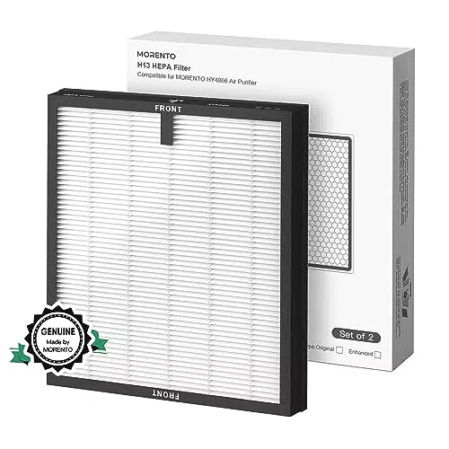 MORENTO HY4866 Original Luftreiniger Ersatzfilter, H13 Echter HEPA Filter wird verwendet