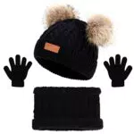Mütze Set Jungen Mädchen, Mütze und Halstuch Baby Set