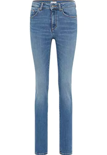 MUSTANG Damen Jeans Shelby Slim Fit - Blau - Light Blue Denim W25-W34 Stretch