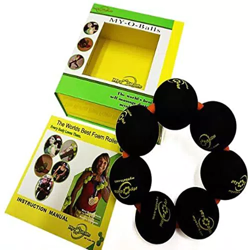 MyoBalls Unisex  Erwachsene Pro 7 Gymnastikball, schwarz