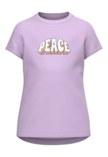 NAME IT Mädchen Nkfvix Top H1 T-Shirt, Orchid Bloom