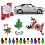 NAVESO Weihnachtliche Auto Magnete, 22stk Reflektierend Glühbirnen Magnet