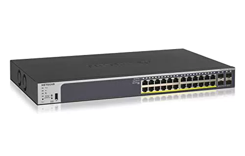 NETGEAR GS728TP 28 Port Gigabit Ethernet LAN PoE Switch Smart