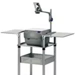 Nobo OHP-Projektionswagen/1900787 114x86, 5x52cm titangrau Stahl auf Rollen