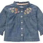 Noppies Bluse Lexington - Farbe: Medium Blue Denim - Größe: 68