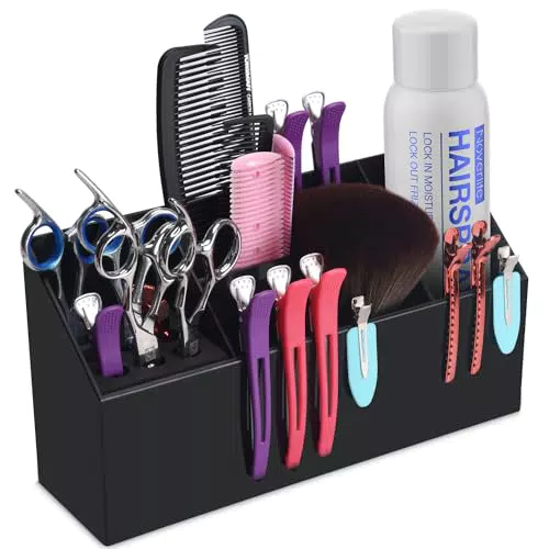 Noverlife Haarschere Große Aufbewahrungsbox, Scherenhalter für Friseursalon