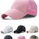 OCTERING Baseball Cap Unisex Baumwolle Baseball Mützen Reine Farbe Baseboard Baseballkappe