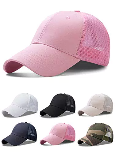 OCTERING Baseball Cap Unisex Baumwolle Baseball Mützen Reine Farbe Baseboard Baseballkappe