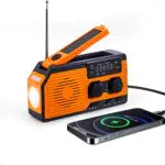 OFCASA 5000mAh Solar, Tragbar Kurbelradio AM/FM Notfallradio mit