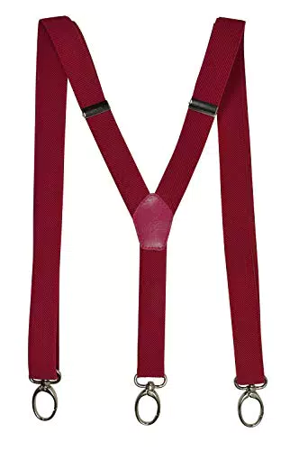 Olata Y Hosenträger Unisex/Schmale Hosenträger mit Karabinerhaken 2