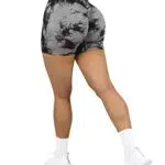 OMKAGI Gym Leggings Damen Scrunch Butt Seamless High Waist Sport Shorts Active Exercise Fitness Shorts