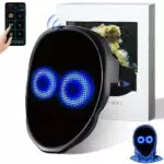 Ompusos LED Maske mit Gestensteuerung - Digitale Halloween & Rave Maske
