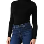 ONLY Basic Strickpullover Einfarbiger Rollkragen Knitted Stretch Sweater Langarm Rundhals Shirt ONLVENICE