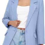 ONLY Damen Blazer 15245698 Blau1 40